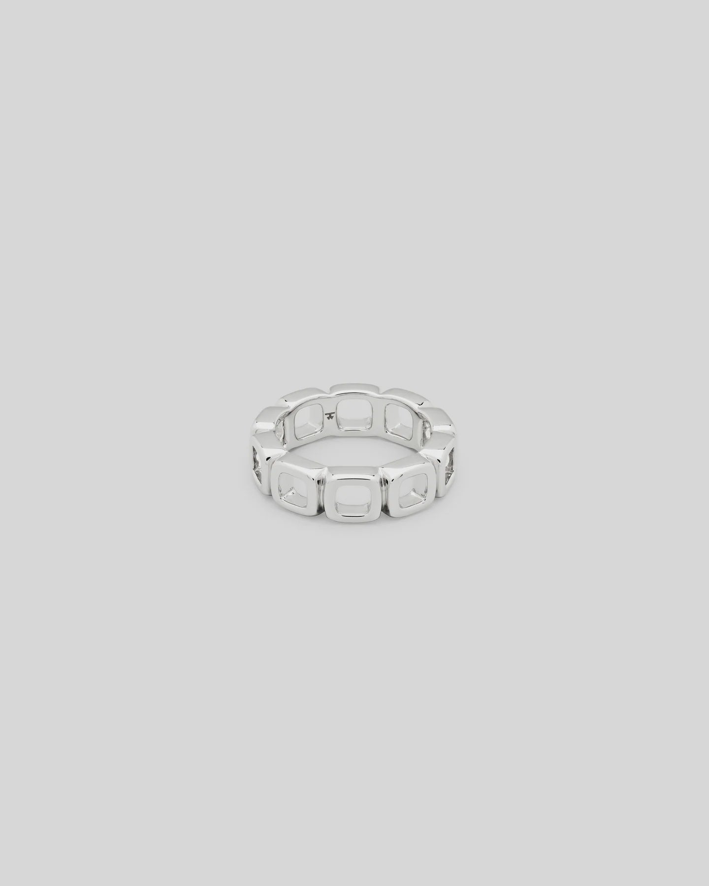 Cushion Band Open Silver
