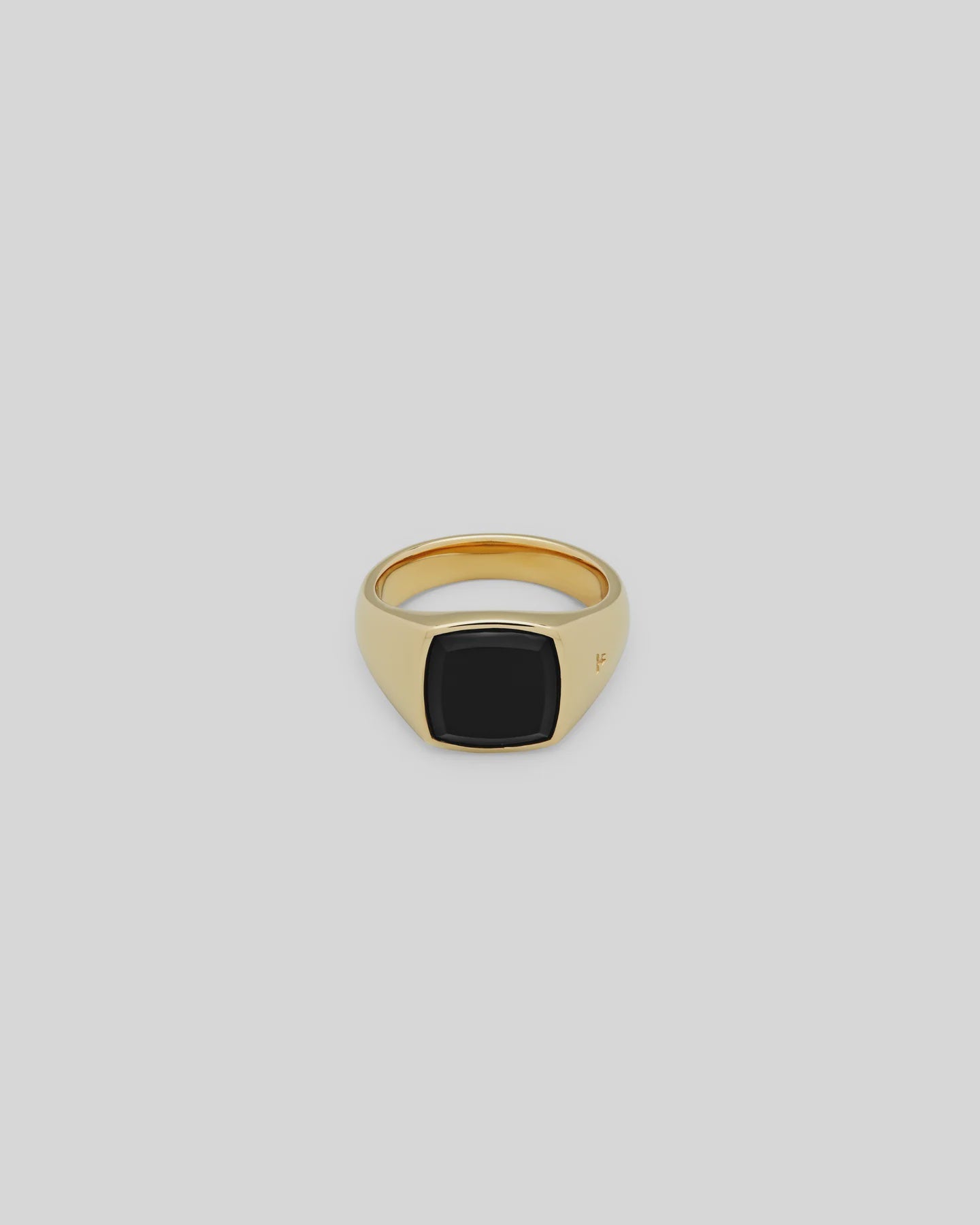 Kay Ring Gold Black Onyx