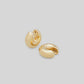 Sphere Hoops Gold