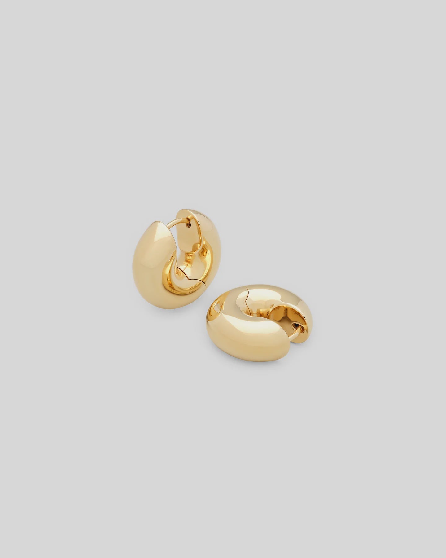 Sphere Hoops Gold
