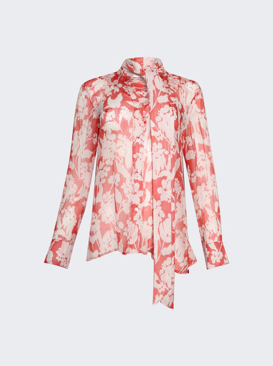 Draped Pleat Detail Blouse