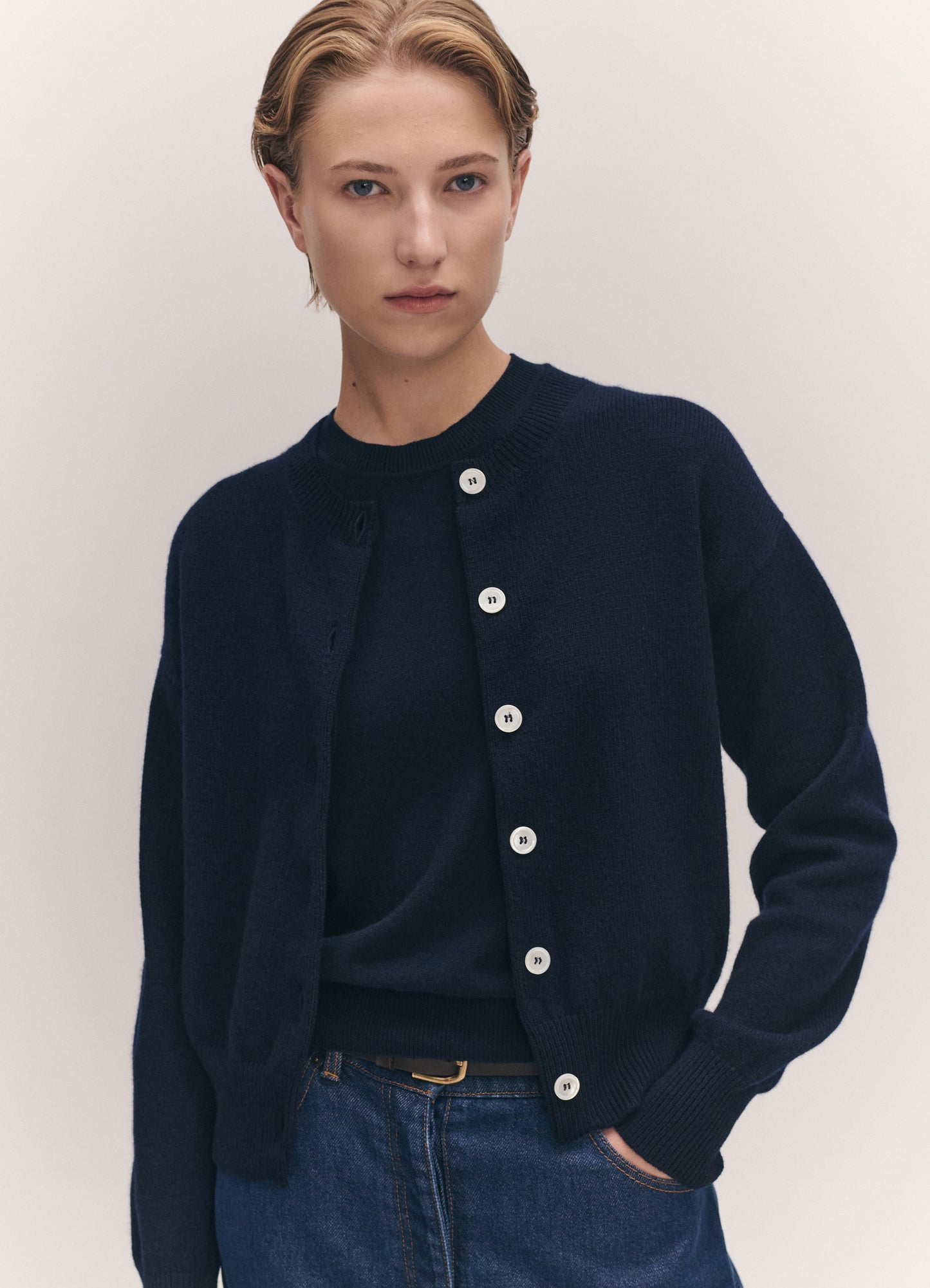 Ada Crew Neck Cardigan