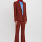 70's Cropped Flare in Russet