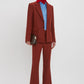 70's Cropped Flare in Russet