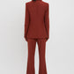 70's Cropped Flare in Russet