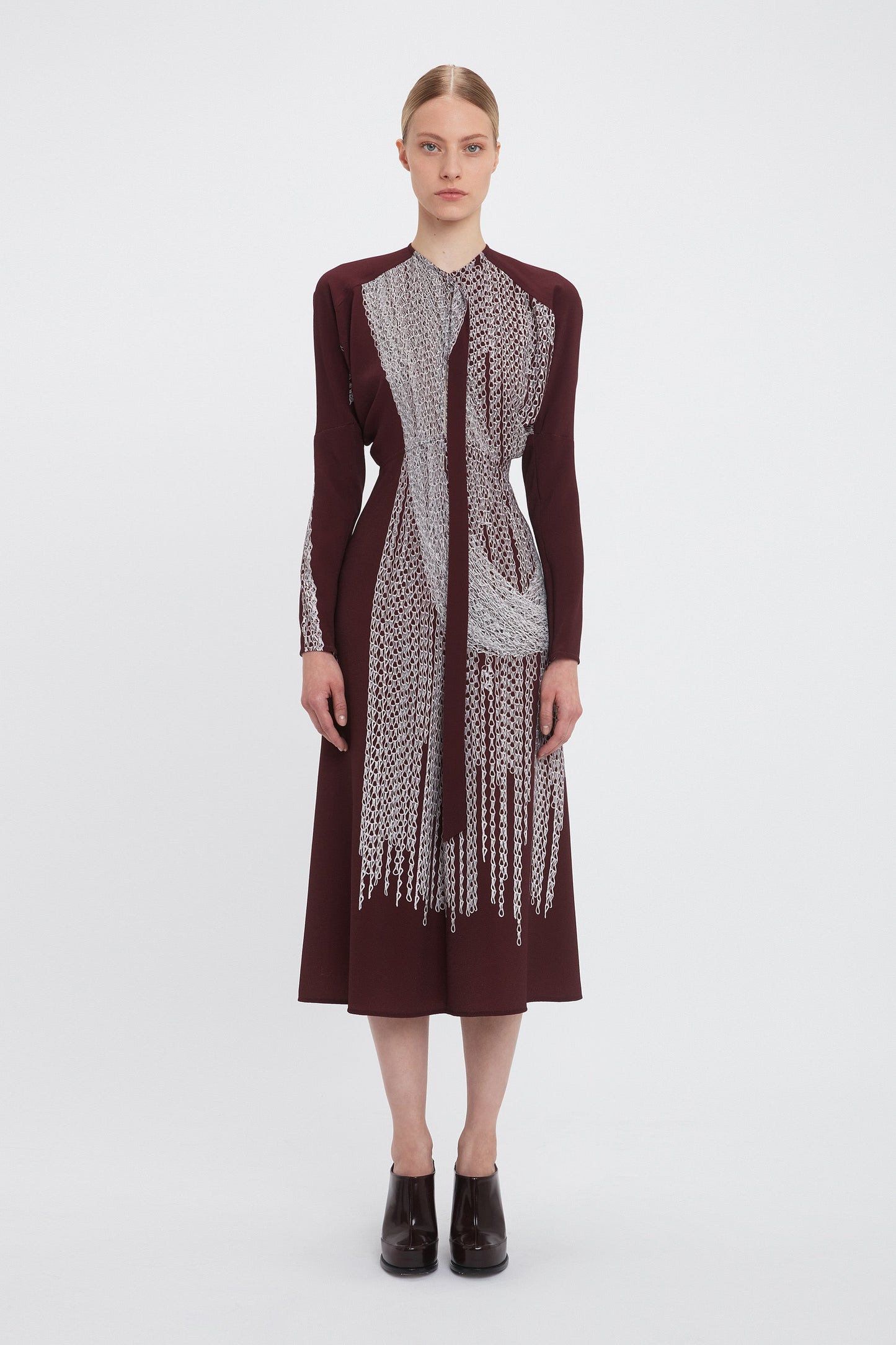 Keyhole Dolman Midi Dress