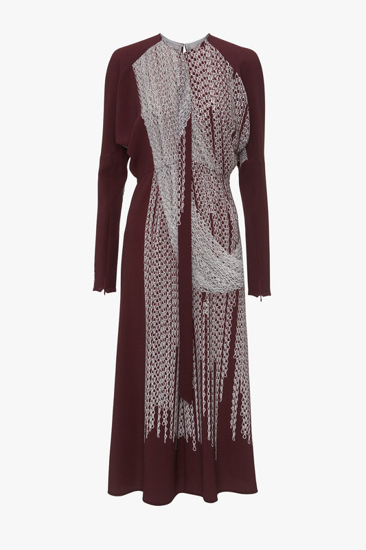 Keyhole Dolman Midi Dress