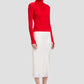 Lace Trim Slip Skirt