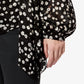 Firma Floral Silk Devore Blouse