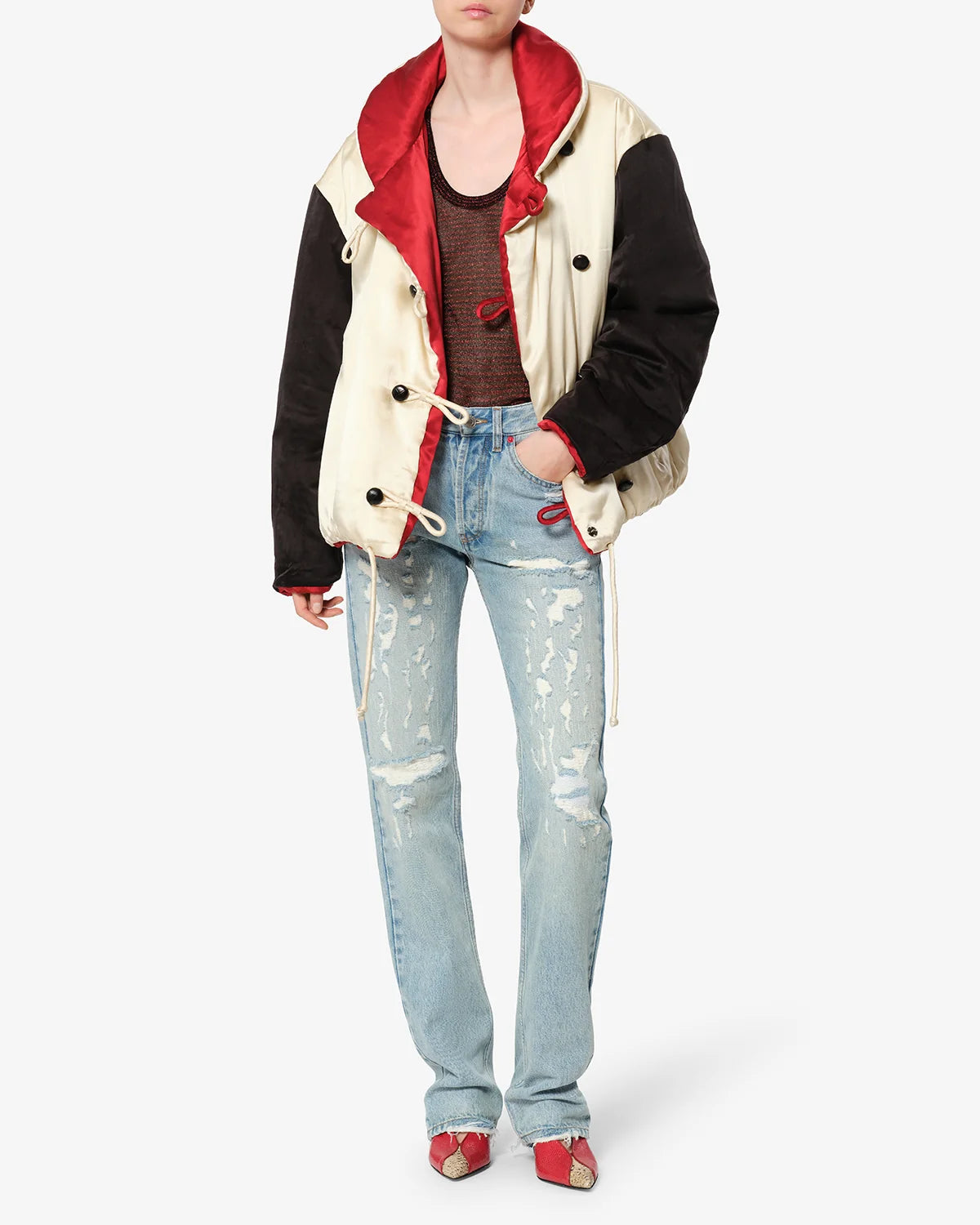 Bleza Silk Coat
