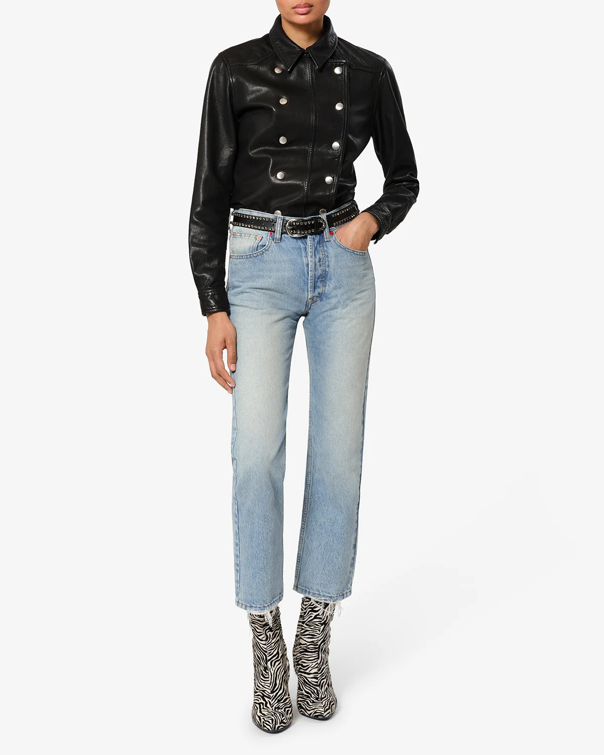 Daya Cropped Jeans