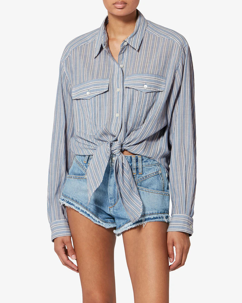 Nath Striped Voile Shirt