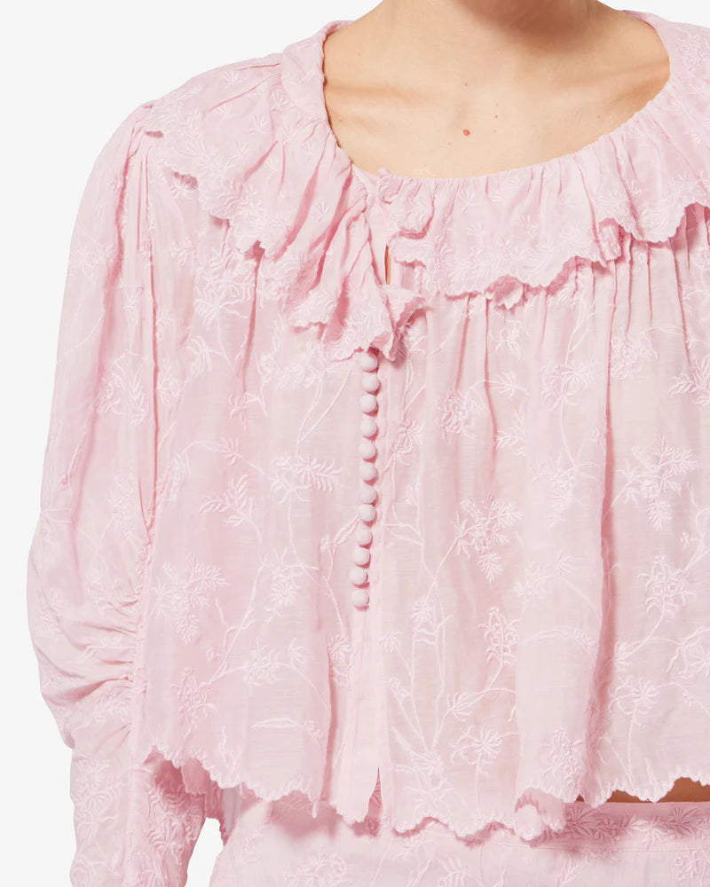 Zelly Blooming Silk Top
