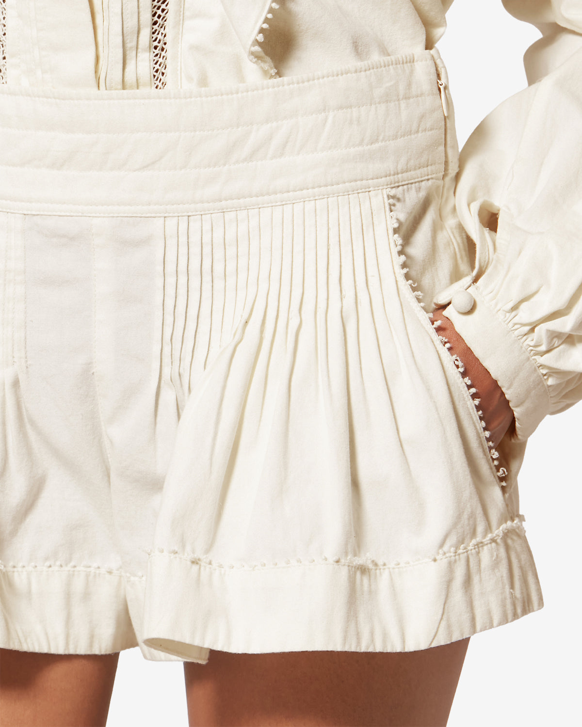 Cybila Victorian Cotton Shorts