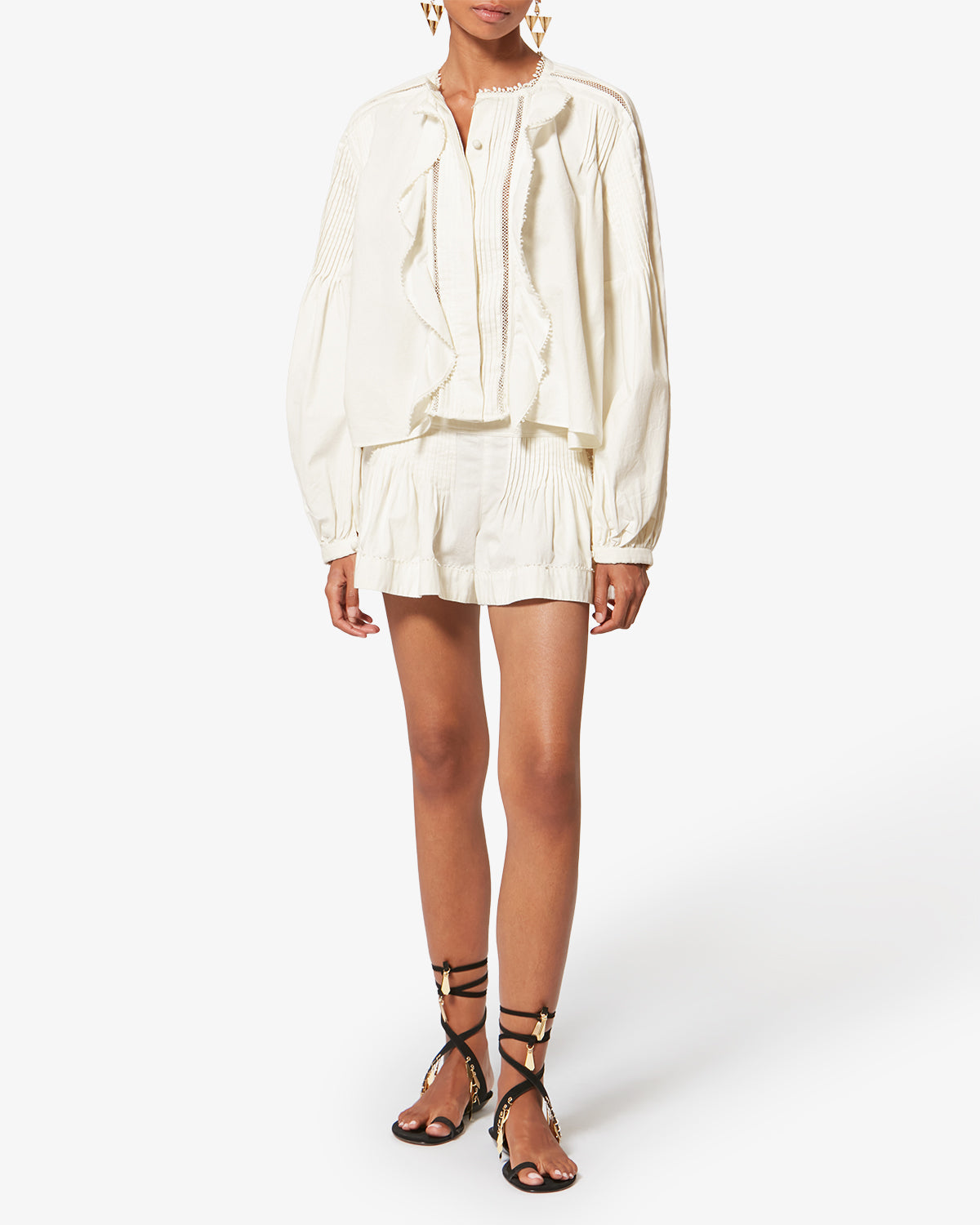 Cybila Victorian Cotton Shorts
