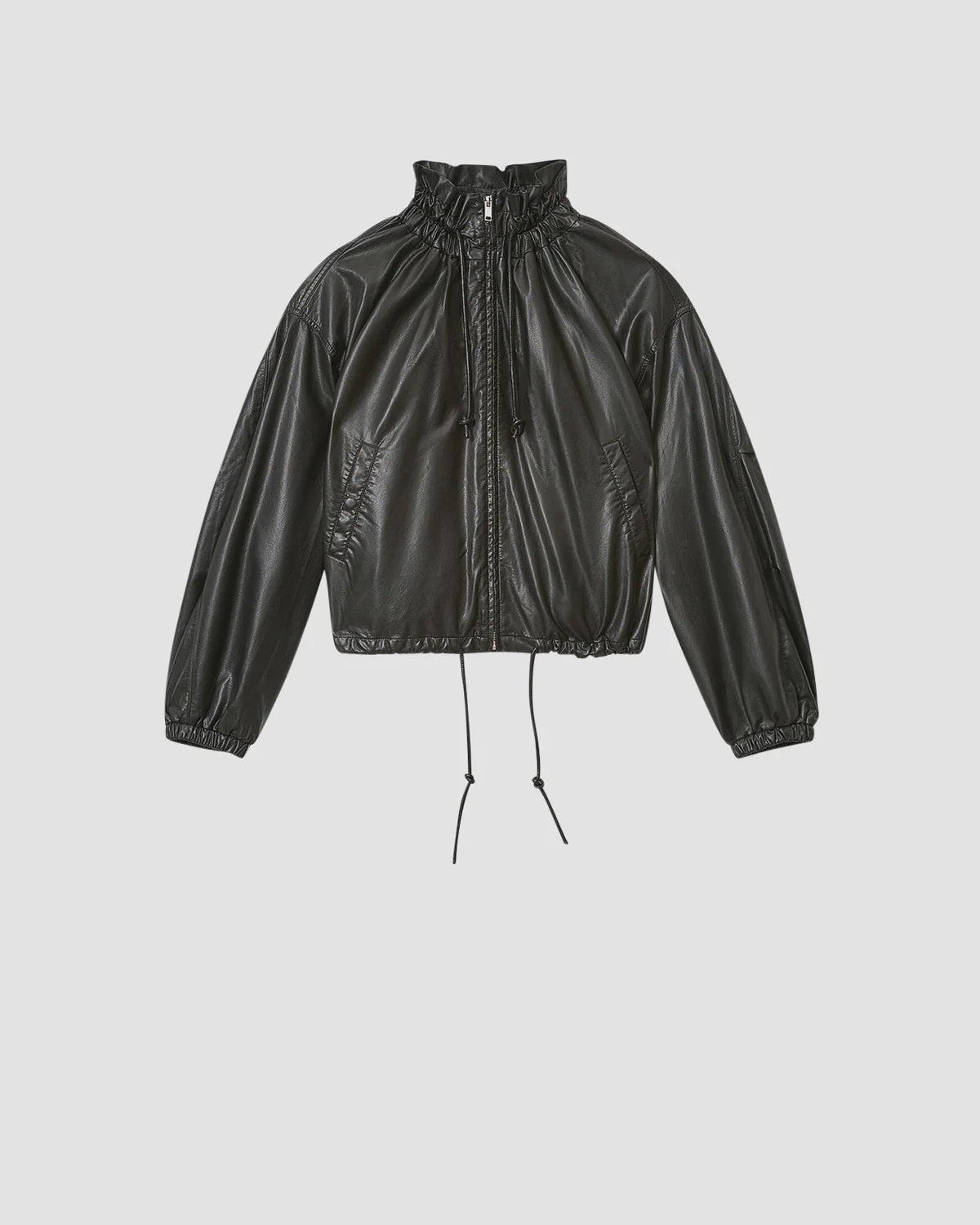 Neela Fluid Leather Jacket