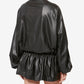Neela Fluid Leather Jacket
