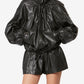 Neela Fluid Leather Jacket