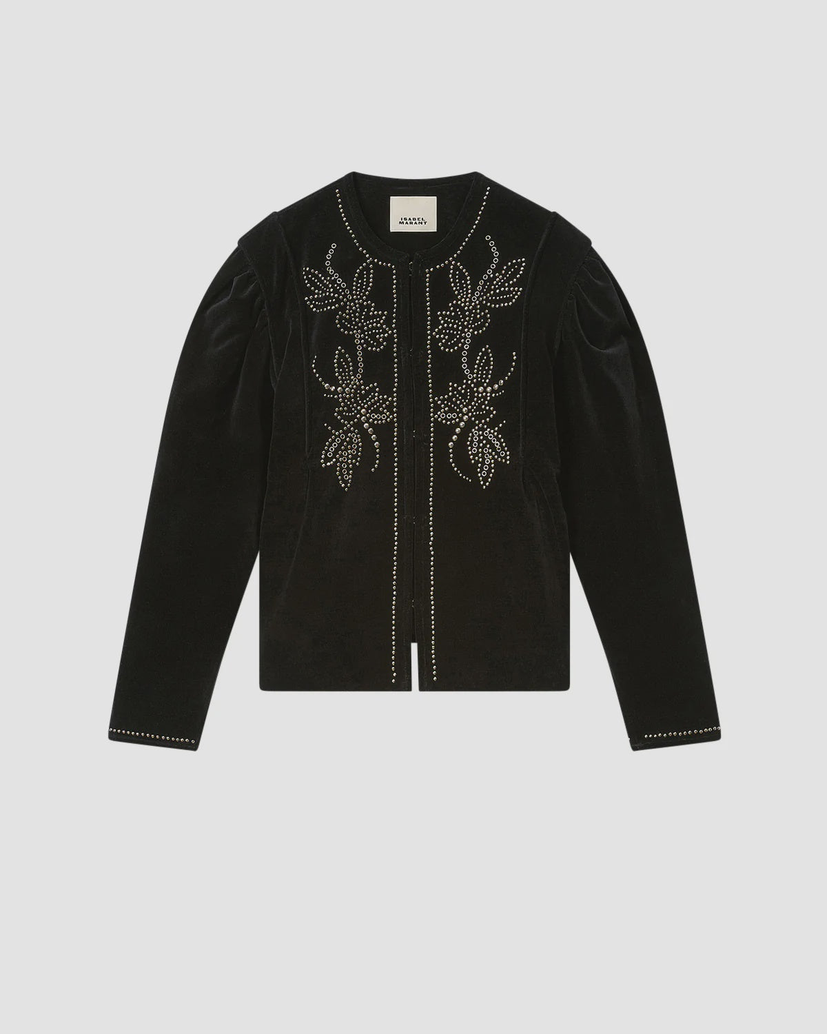 Pietra Studded Velvet Jacket
