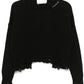 Backless Round Neck Sweater