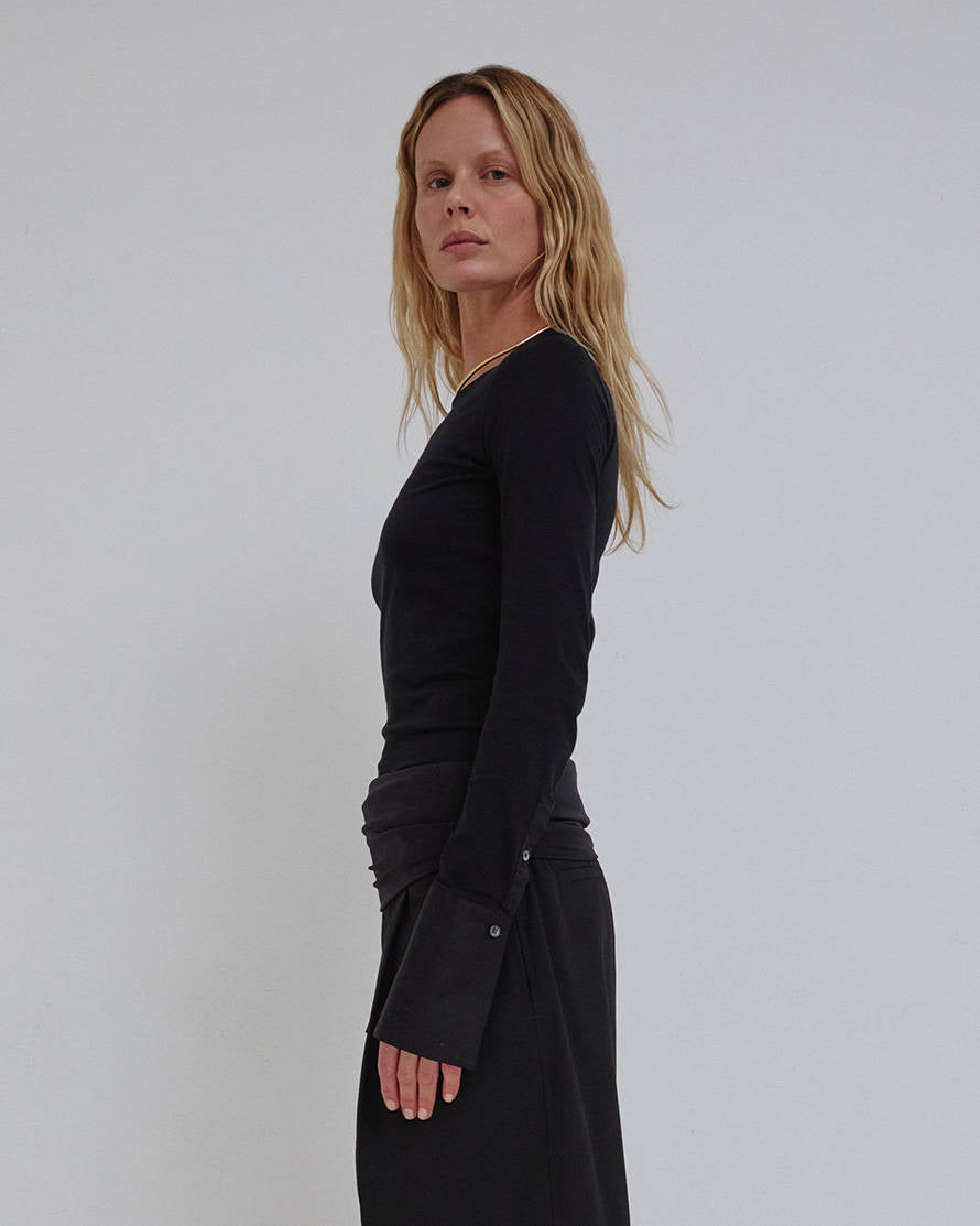 Nora Long Sleeve Shirt With Cuff