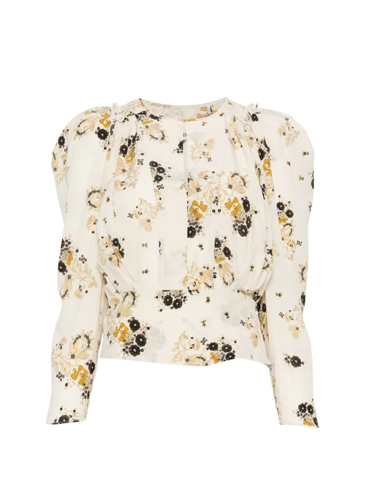 Zarga Printed Stretch Blouse
