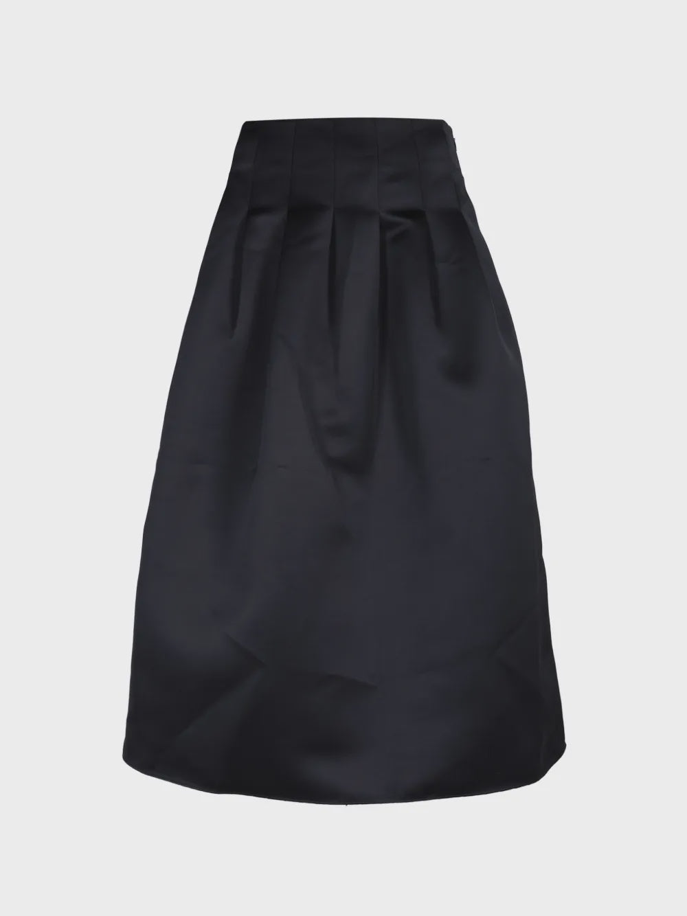 Delara Satin Midi Skirt