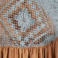 Vintage Filet Lace  Crystal Dress