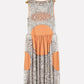 Vintage Filet Lace  Crystal Dress
