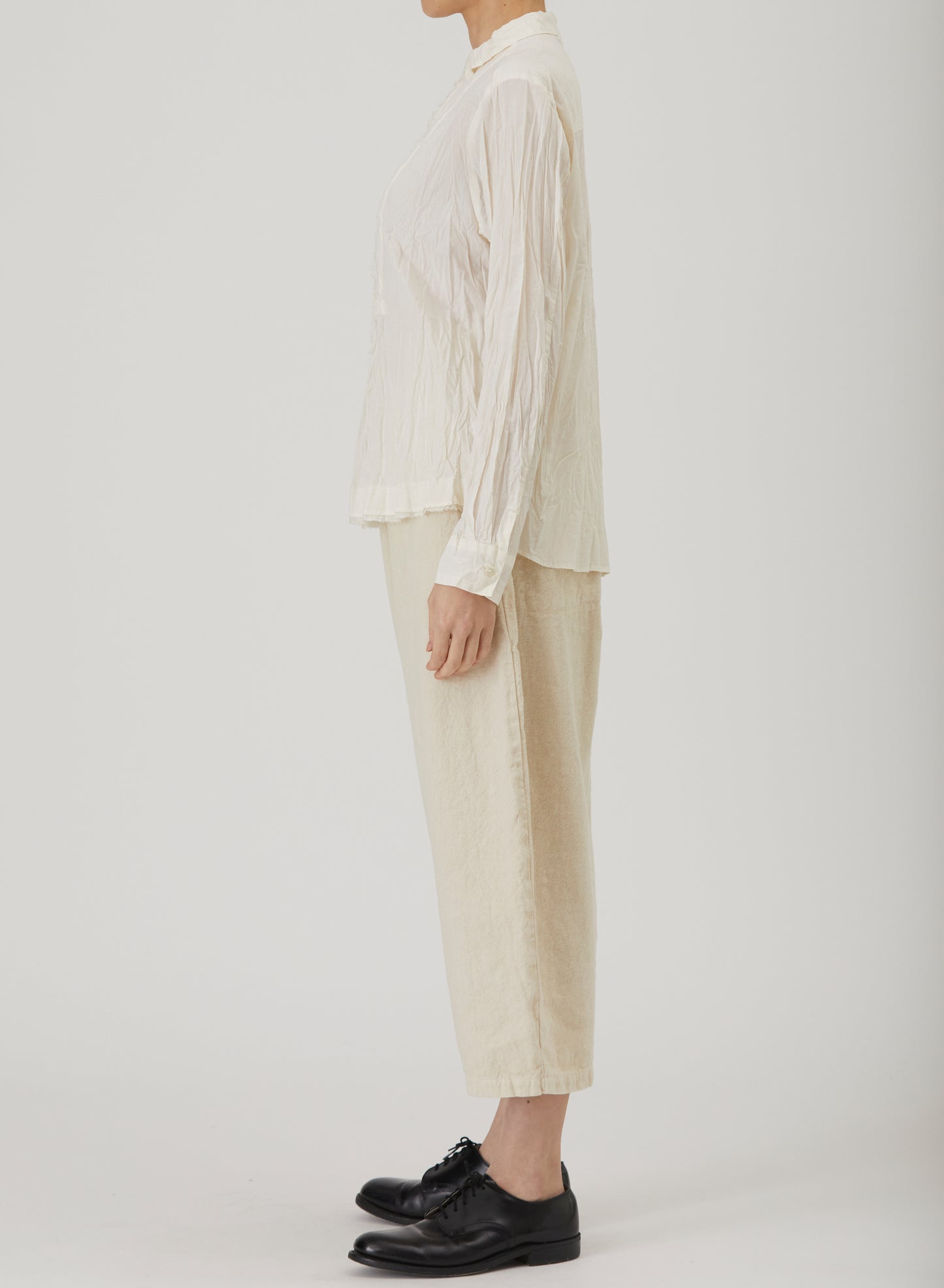Cotton Lawn Front Panel Shirt