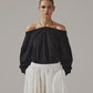 Erin Necklace Off The Shoulder Top