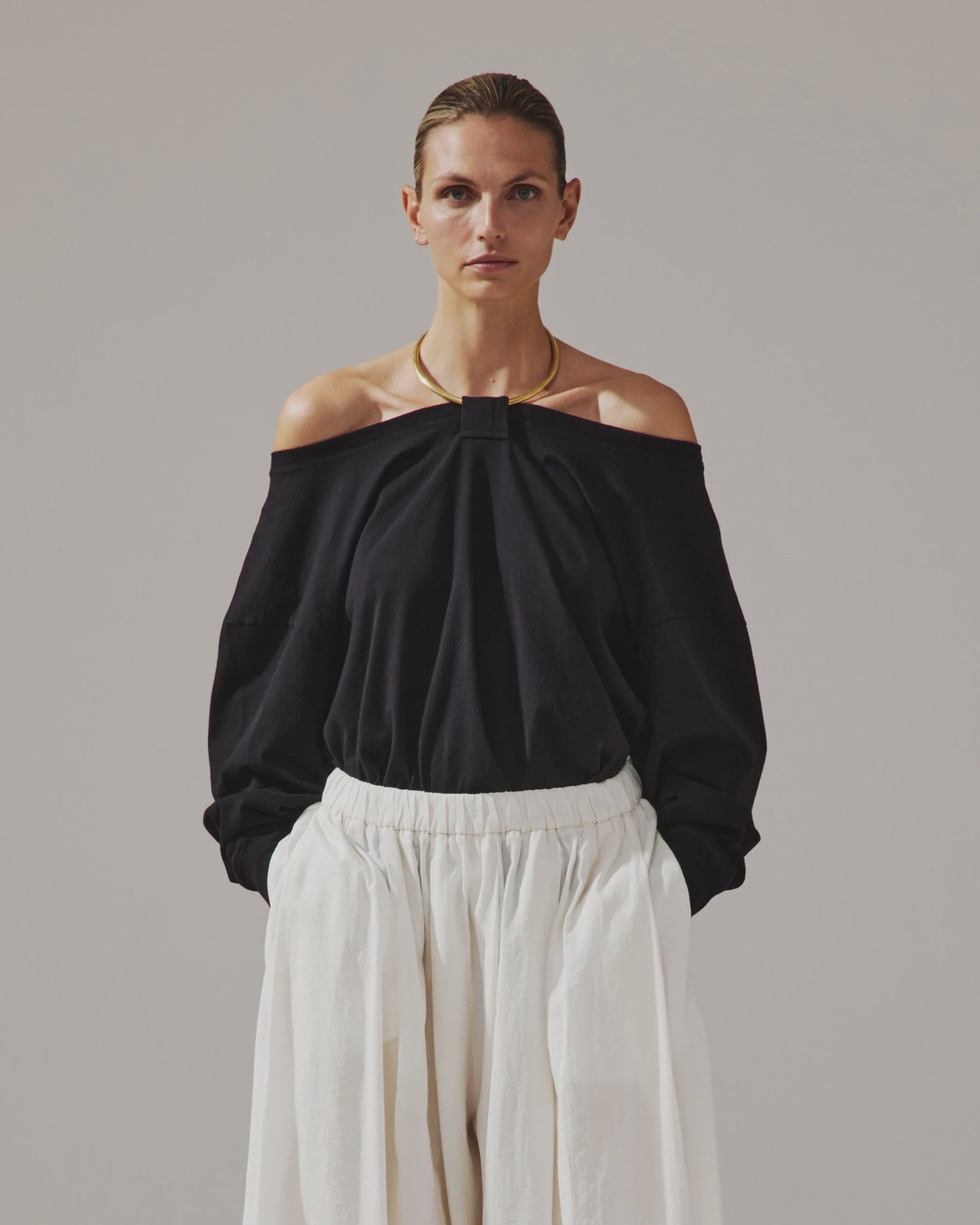 Erin Necklace Off The Shoulder Top