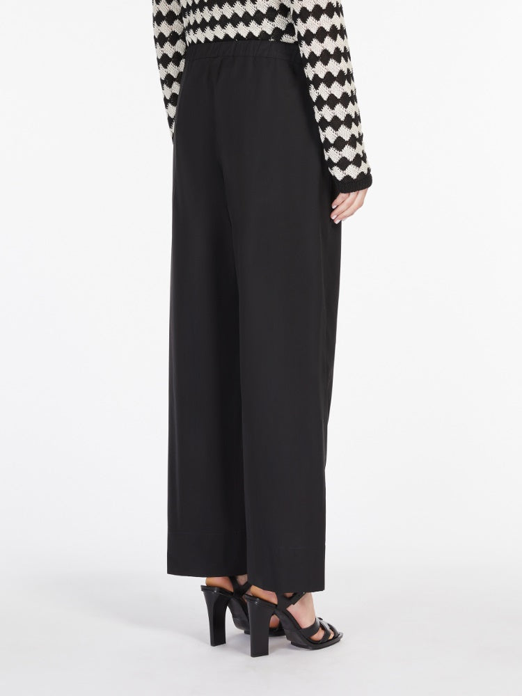 Argento Popeline Trousers