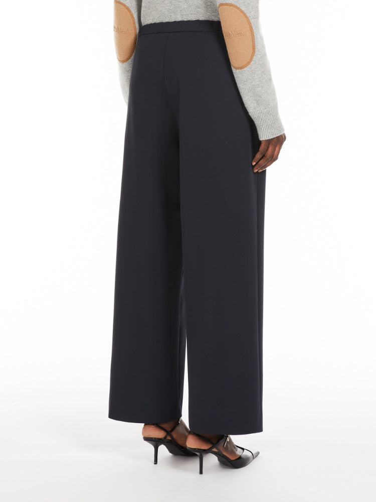 Argenta Wool Crepe Trousers