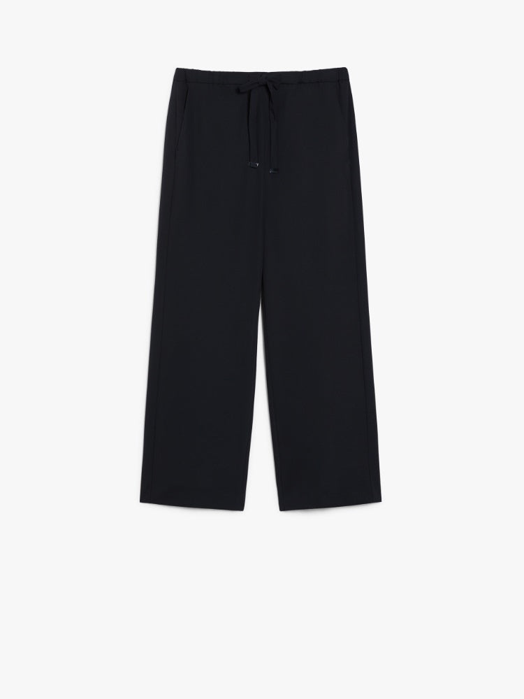 Argenta Wool Crepe Trousers