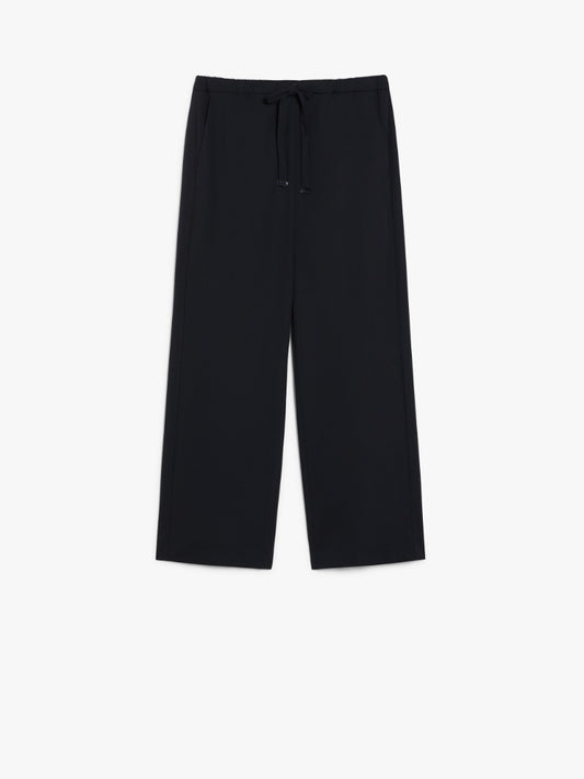 Argenta Wool Crepe Trousers