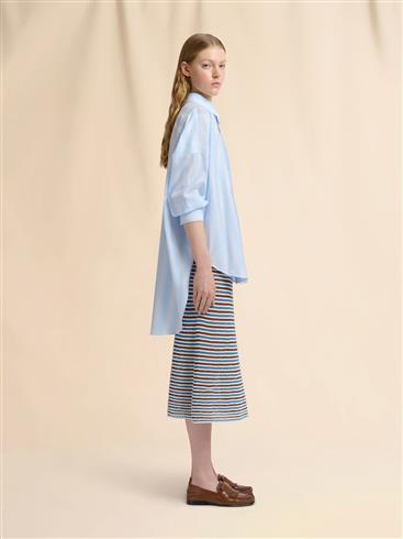 Oversized Striped Shirt