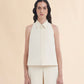 Cotton Cady Sleeveless Shirt