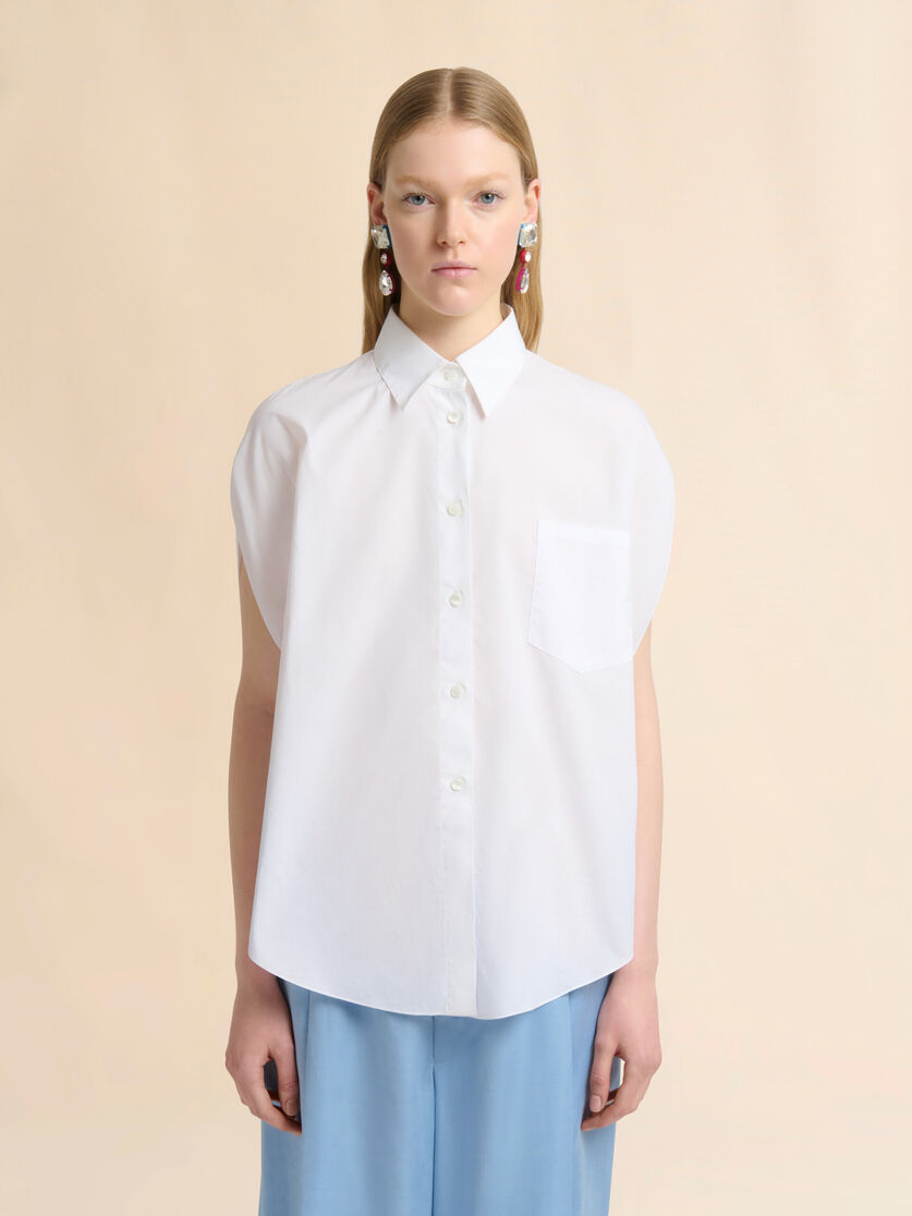 Yarn Dyed Cotton Poplin Shirt