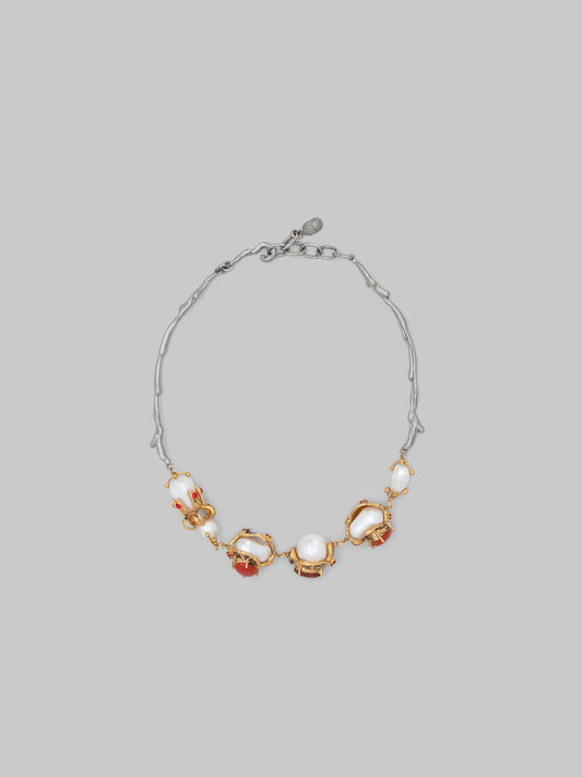 Pearl & Stones Necklace