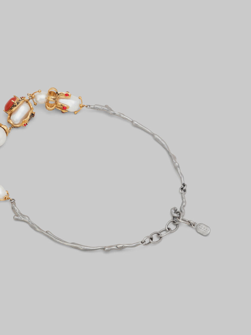 Pearl & Stones Necklace