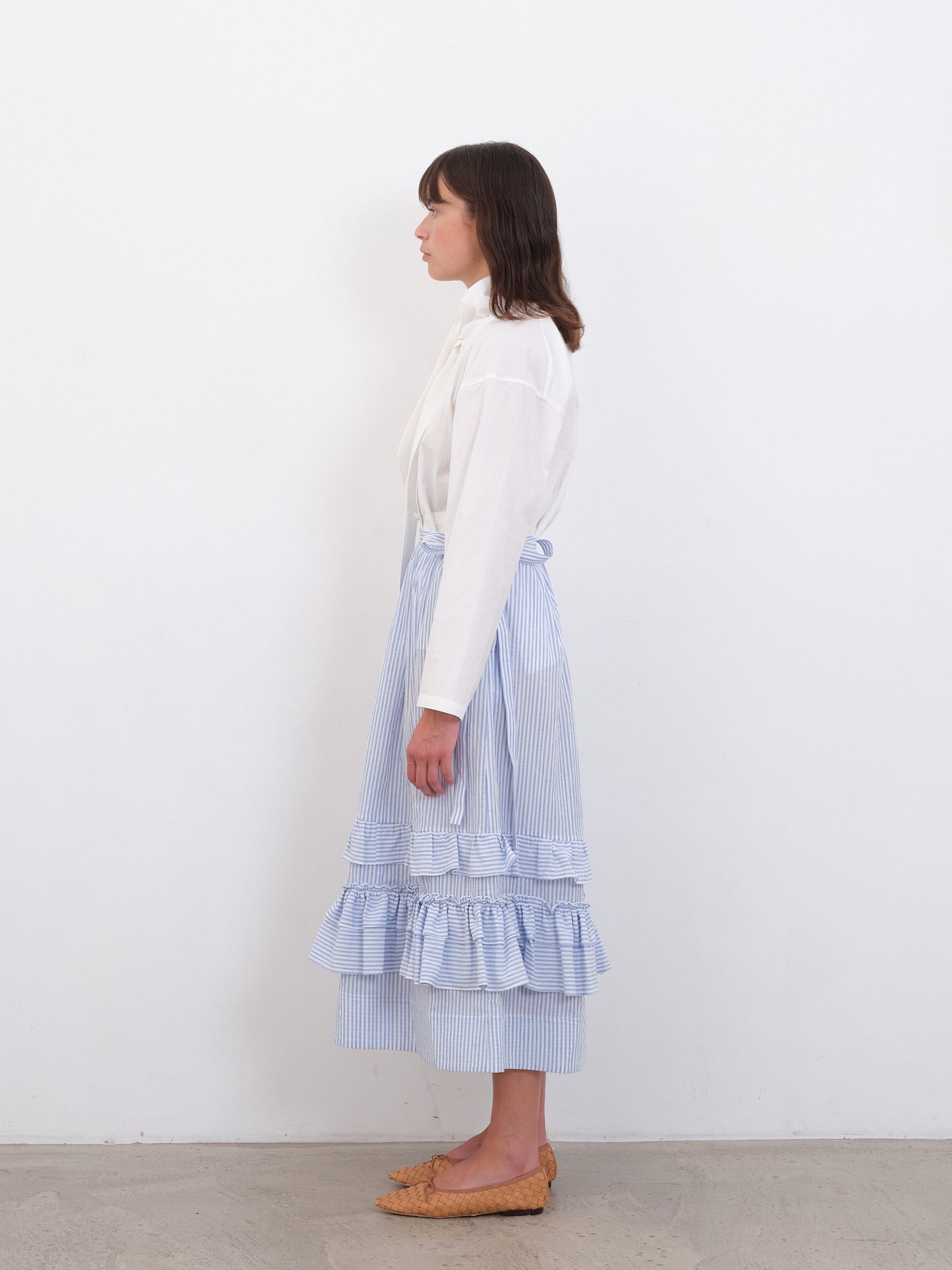 Japanese Mugwasher Stripe Betsy Skirt