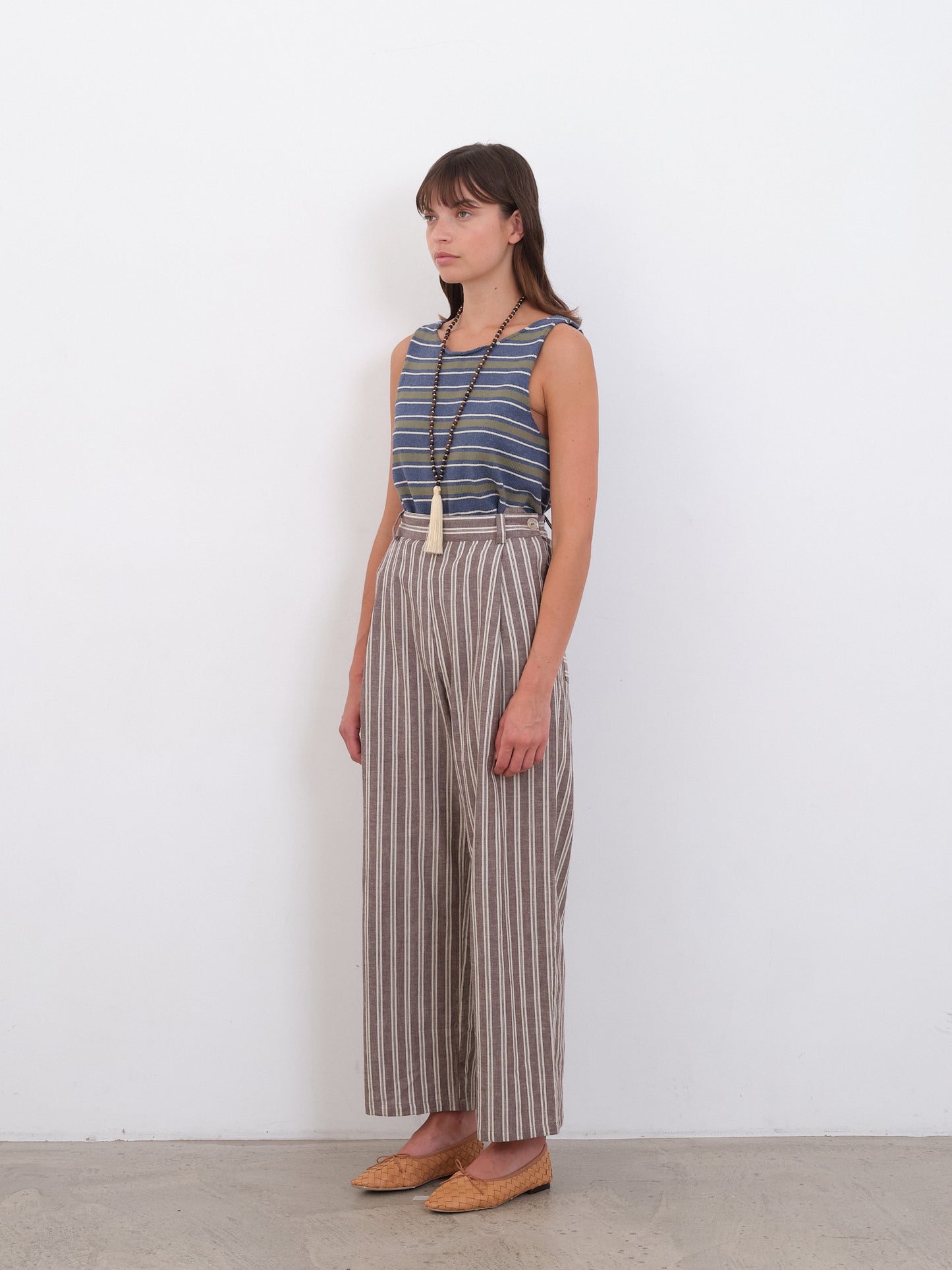 Japanese Cotton Linen Georgia Trouser