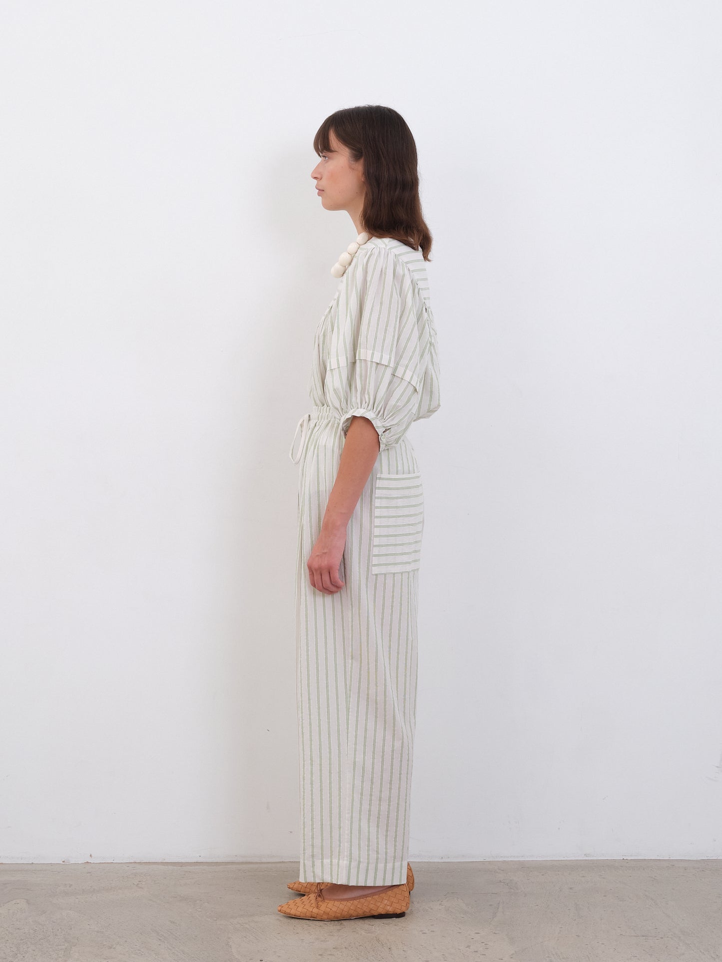 Japanese Mugwasher Stripe Luna Trouser
