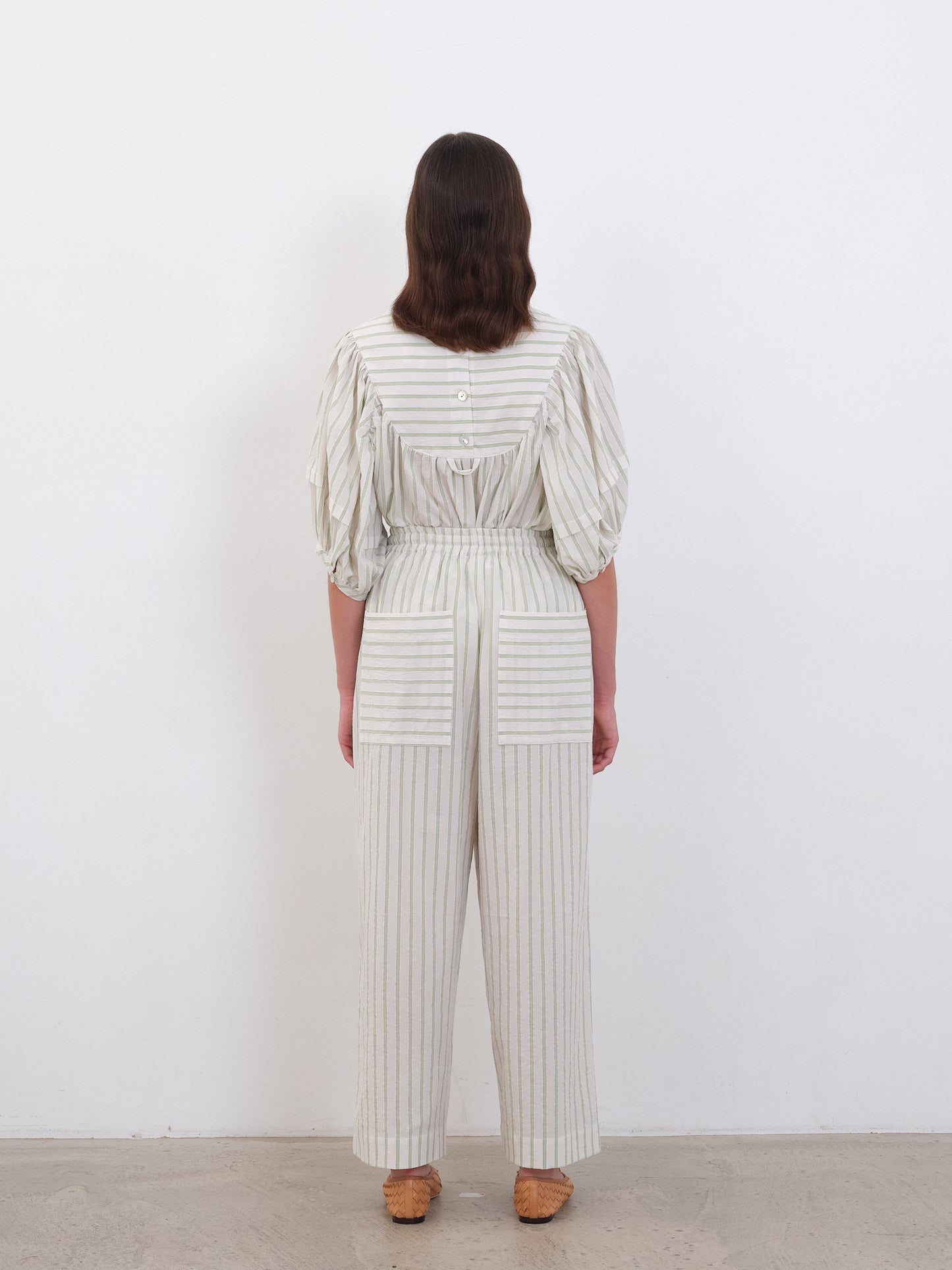 Japanese Mugwasher Stripe Luna Trouser