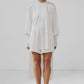 Tara Satin Asymmetric Shirt
