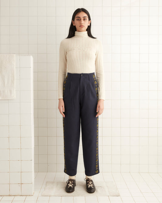 Deco Collage Trouser