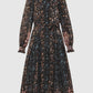 Tessa Long Sleeve Silk Dress