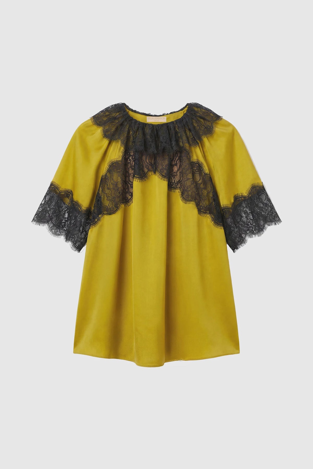 Nina Short Sleeve Silk Blouse