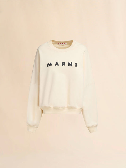 Printed Scribble Logo Sweatshirt